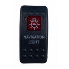 Marin Switch IC-134M-S1 3P ON-OFF NAVİGASYON LAMBASI (KIRMIZI)